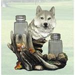 WD18756 Seasons Wolf Salt & Pepper Shaker Set